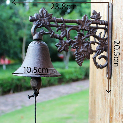 Handmade Grape Vine Pattern Door Bells - wnkrs