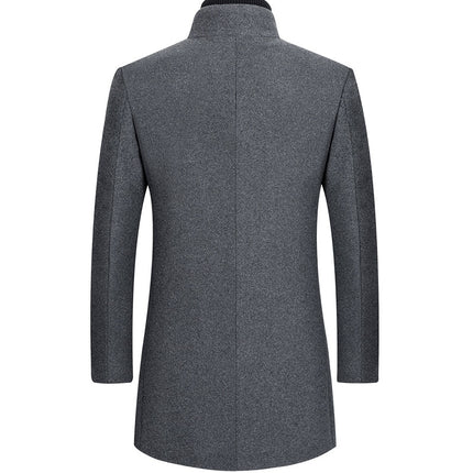 Men's Thick Stand Collar Coat - Wnkrs