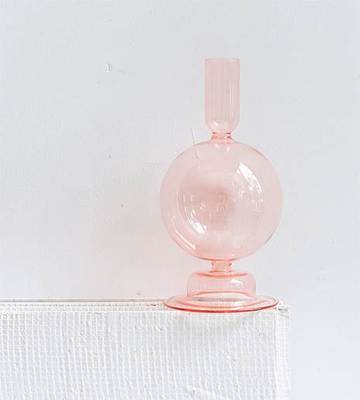 Pillar Shaped Glass Candle Holder - wnkrs