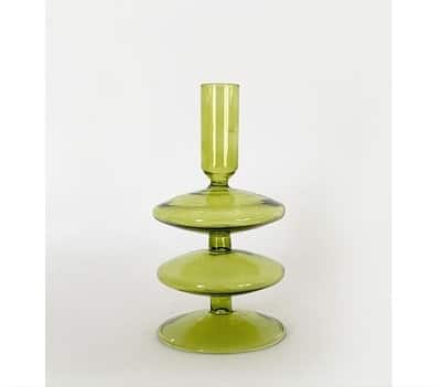 Pillar Shaped Glass Candle Holder - wnkrs