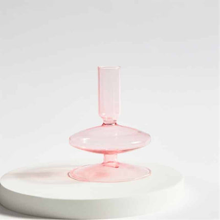 Pillar Shaped Glass Candle Holder - wnkrs