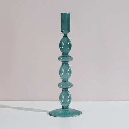 Nordic Multicolored Glass Candle Holder - wnkrs