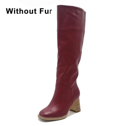 High Heel Casual Winter Boots for Women - Wnkrs