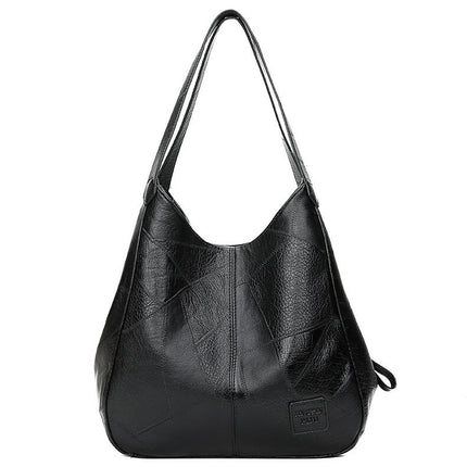 Women's Big Leather Handbag - Wnkrs