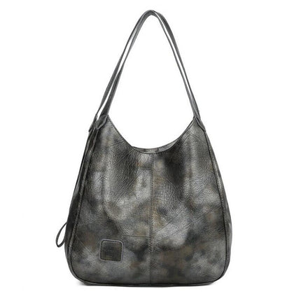 Women's Big Leather Handbag - Wnkrs
