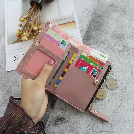 Women's  Flower Embroidery Short Wallet - Wnkrs