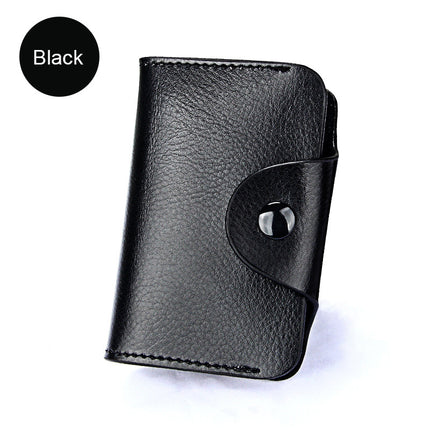 Business Colorful Genuine Leather Women's Card Holder - Wnkrs