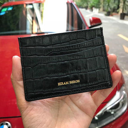 Elegant Patent Genuine Leather Women's Cardholder - Wnkrs