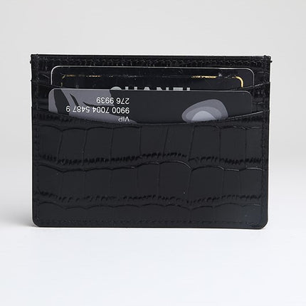 Elegant Patent Genuine Leather Women's Cardholder - Wnkrs