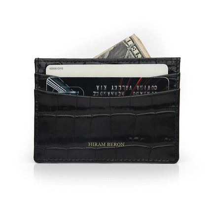 Elegant Patent Genuine Leather Women's Cardholder - Wnkrs