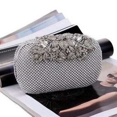 Exquisite Sparkling Jeweled Women's Evening Bag - Wnkrs