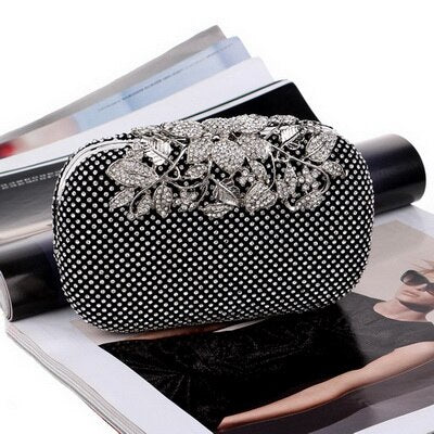 Exquisite Sparkling Jeweled Women's Evening Bag - Wnkrs