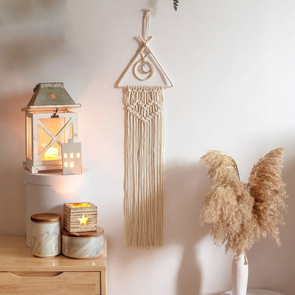 Macramé Cotton Woven Dream Catcher Wall Decoration - wnkrs