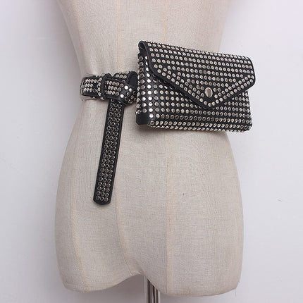 Women's Glam Rock Rivet Belt Bag - Wnkrs