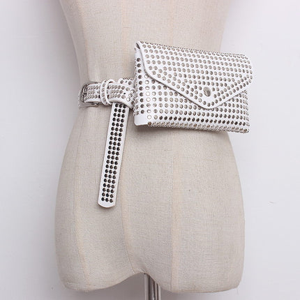 Women's Glam Rock Rivet Belt Bag - Wnkrs