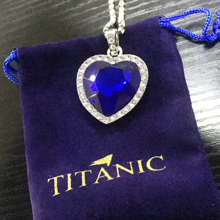 Women's Heart of Ocean Style Pendant Necklace - Wnkrs