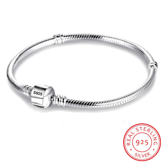 Women's 925 Sterling Silver Snake Chain Bracelet - Wnkrs