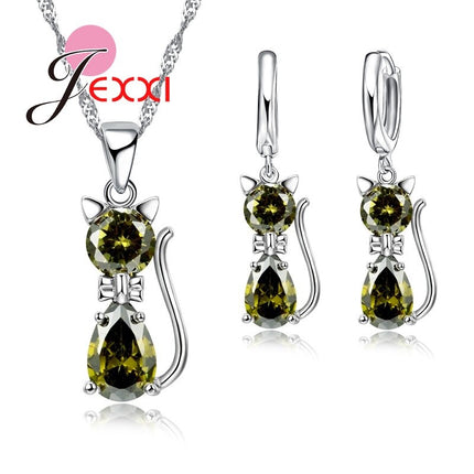 Genuine 925 Sterling Silver Woman's Jewellery Set - Wnkrs