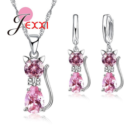 Genuine 925 Sterling Silver Woman's Jewellery Set - Wnkrs