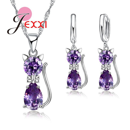 Genuine 925 Sterling Silver Woman's Jewellery Set - Wnkrs