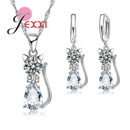 Genuine 925 Sterling Silver Woman's Jewellery Set - Wnkrs