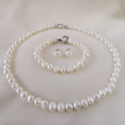 Women's Baroque Pearl Jewelry Set - Wnkrs