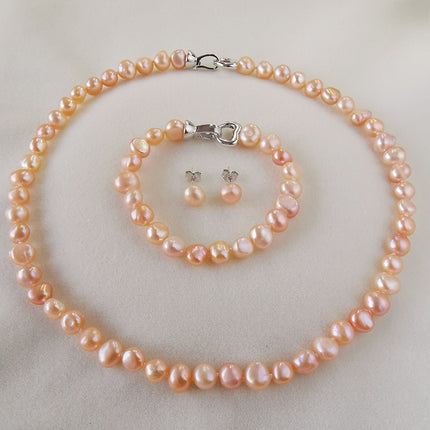 Women's Baroque Pearl Jewelry Set - Wnkrs