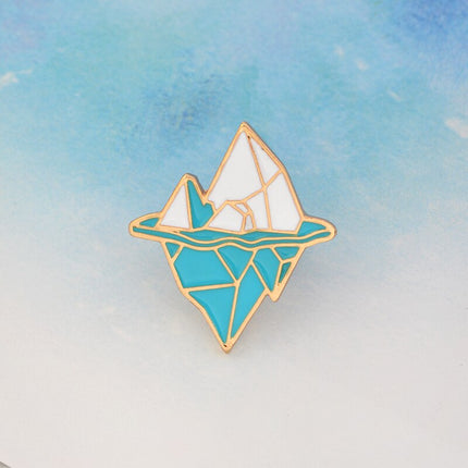 Iceberg Shaped Unisex Brooch - Wnkrs