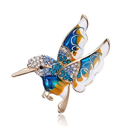 Women's Enamel Songbird Brooch - Wnkrs