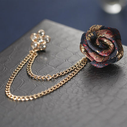 Women's Boho Rose Shaped Brooch - Wnkrs