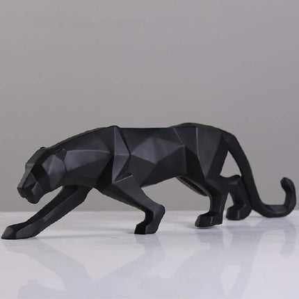 Abstract Geometric Panther Figurine - wnkrs