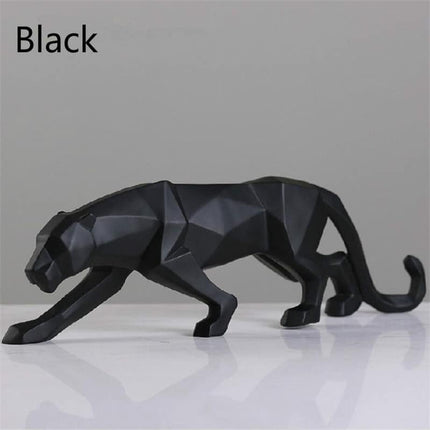 Abstract Geometric Panther Figurine - wnkrs