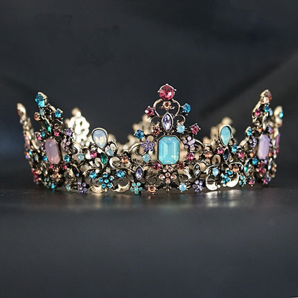 Baroque Crystal Tiara for Women - Wnkrs