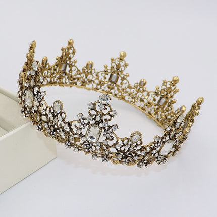 Baroque Crystal Tiara for Women - Wnkrs