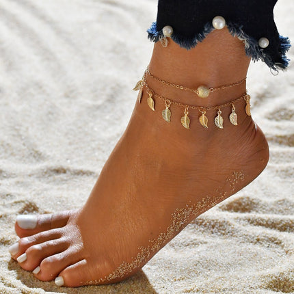 Anklet with Bohemian Style Beads - Wnkrs
