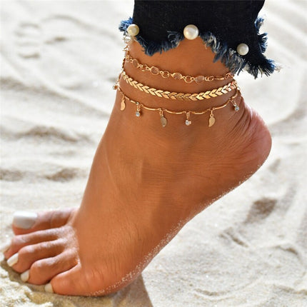 Anklet with Bohemian Style Beads - Wnkrs