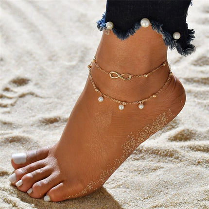 Anklet with Bohemian Style Beads - Wnkrs