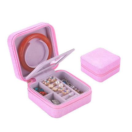 PU Leather Fashion Casket Mini Jewelry Storage Box - Wnkrs