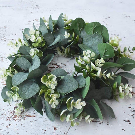 Artificial Decorative Eucalyptus Wreath - wnkrs