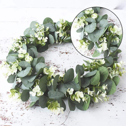 Artificial Decorative Eucalyptus Wreath - wnkrs