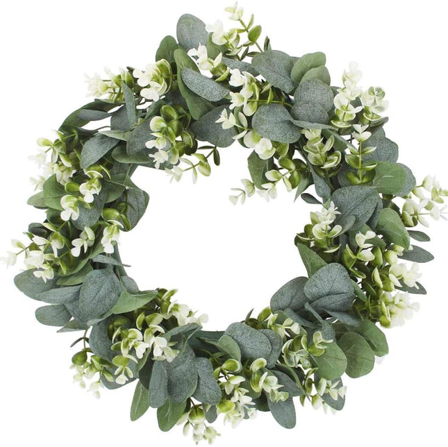 Artificial Decorative Eucalyptus Wreath - wnkrs