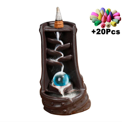 Vintage Style Ceramic Incense Burner - wnkrs