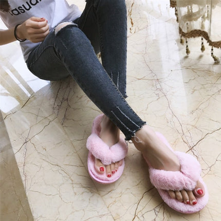 Women's Fur Strap Slippers - Wnkrs