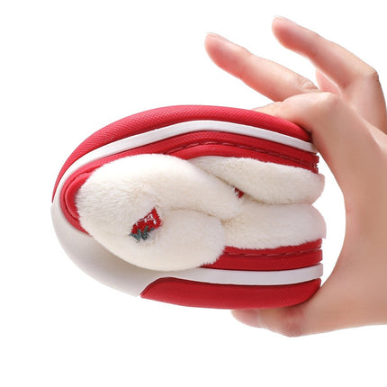 Anti-Slip Berry Patterned Warm Plush Slippers - Wnkrs