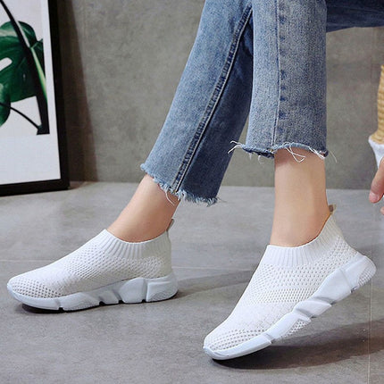 Women's Breathable Slip-On Sneakers - Wnkrs