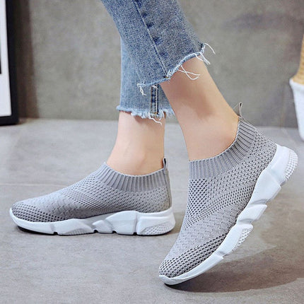 Women's Breathable Slip-On Sneakers - Wnkrs