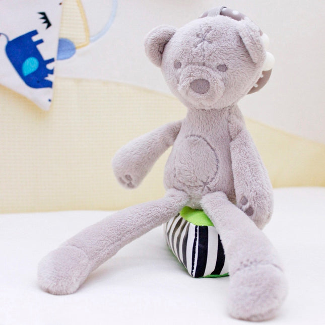 Cute Plush Bear and Rabbit Baby Bed Toy - wnkrs