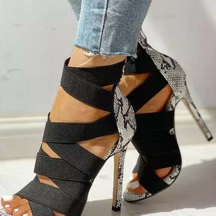 Gladiator Styled High Heels - Wnkrs