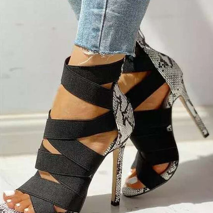 Gladiator Styled High Heels - Wnkrs