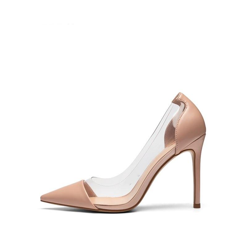 Women's Super High Heels Pointed Toe Thin Shoes